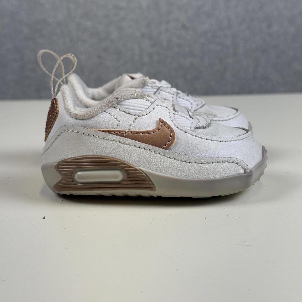 Nike Air Force 1 Low Brown White Athletic Shoes Sneakers Child Infant 2C